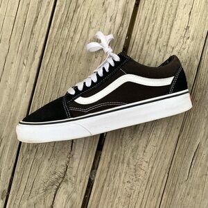 Vans Old Skool Mens Womens Skate Black White Low Casual Shoes